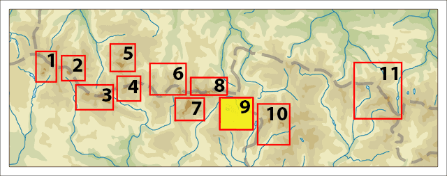 mapa-zonas-tresmiles-pirineos