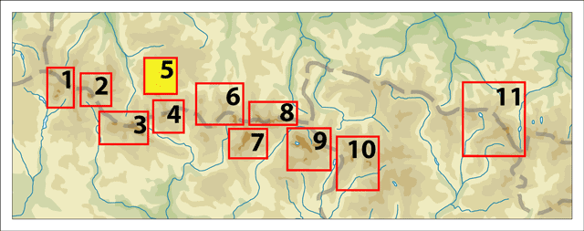 mapa-zonas-tresmiles-pirineos